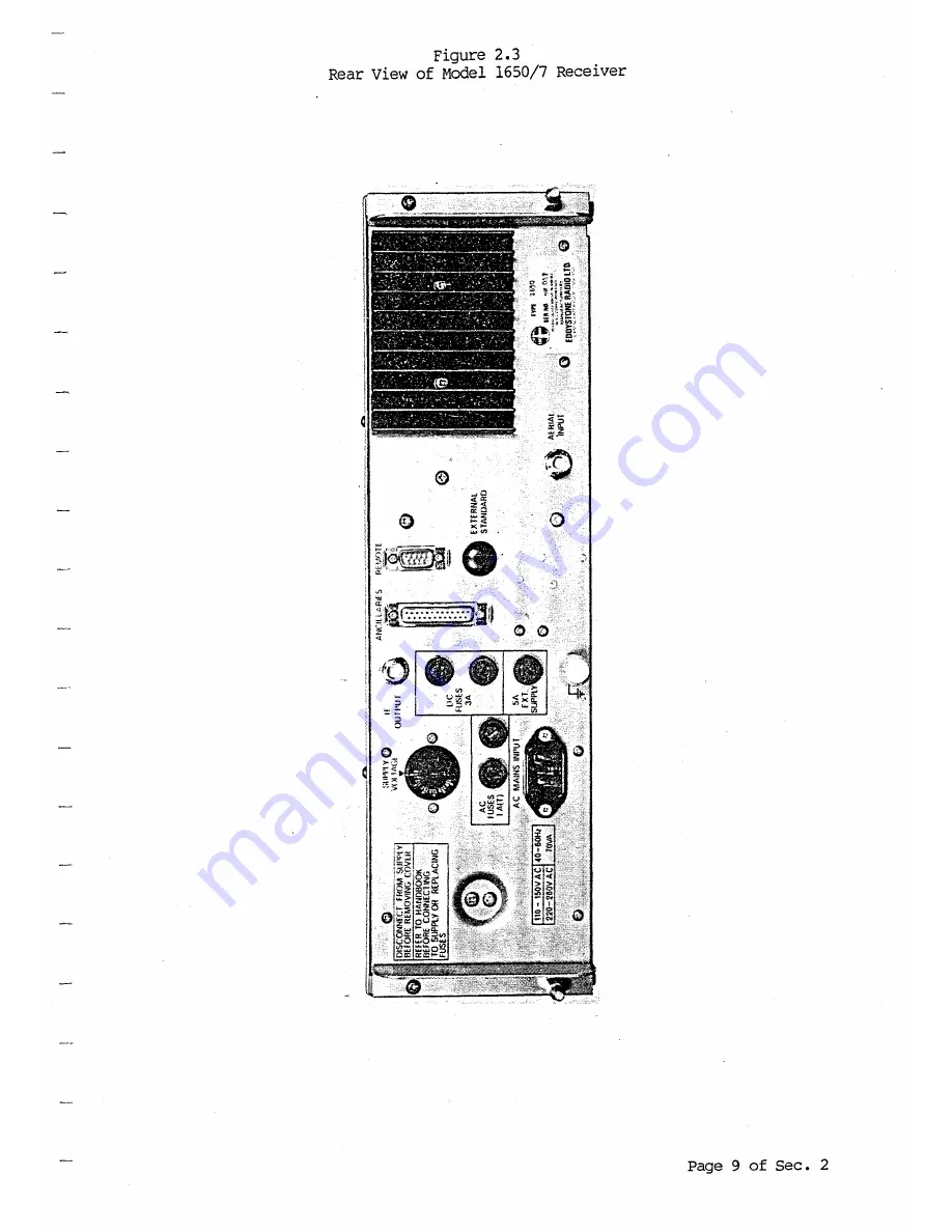 Eddystone 1650/7 Скачать руководство пользователя страница 21