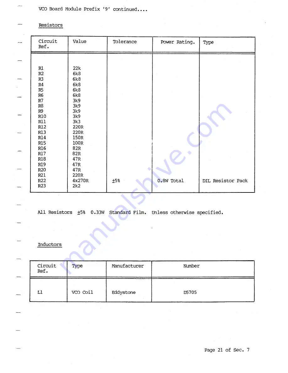 Eddystone 1650/7 Manual Download Page 100