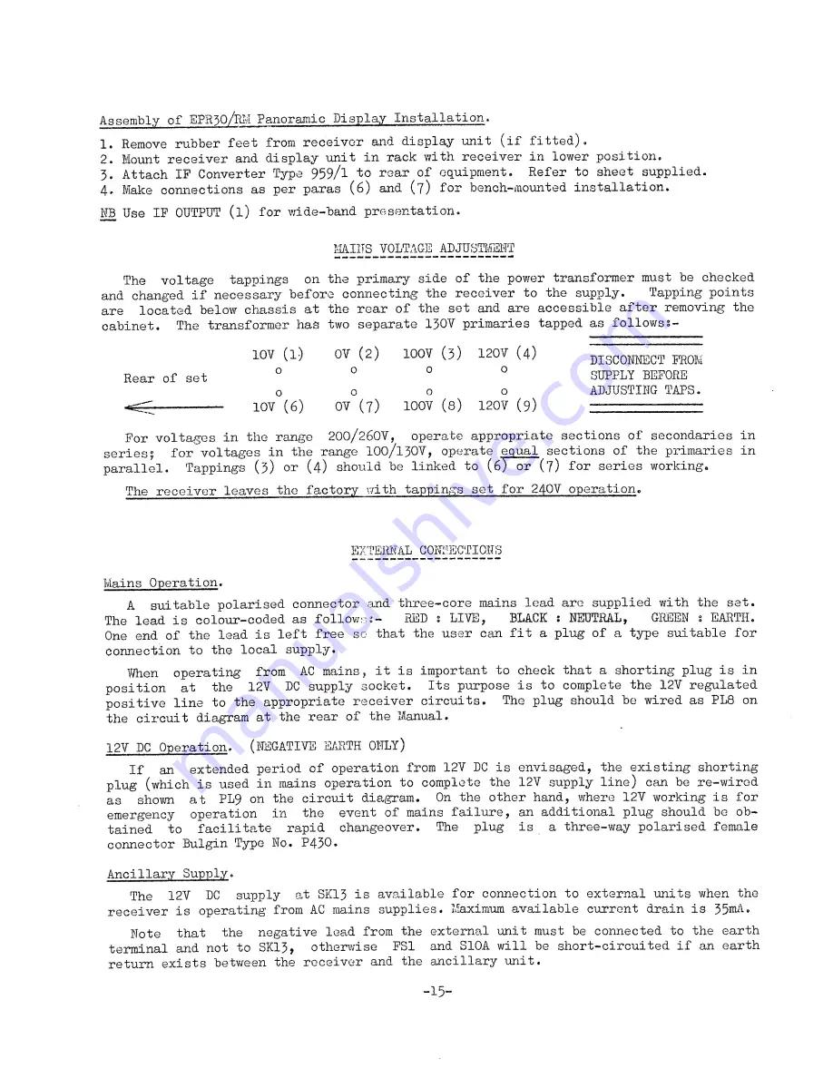 Eddystone 990R Скачать руководство пользователя страница 16