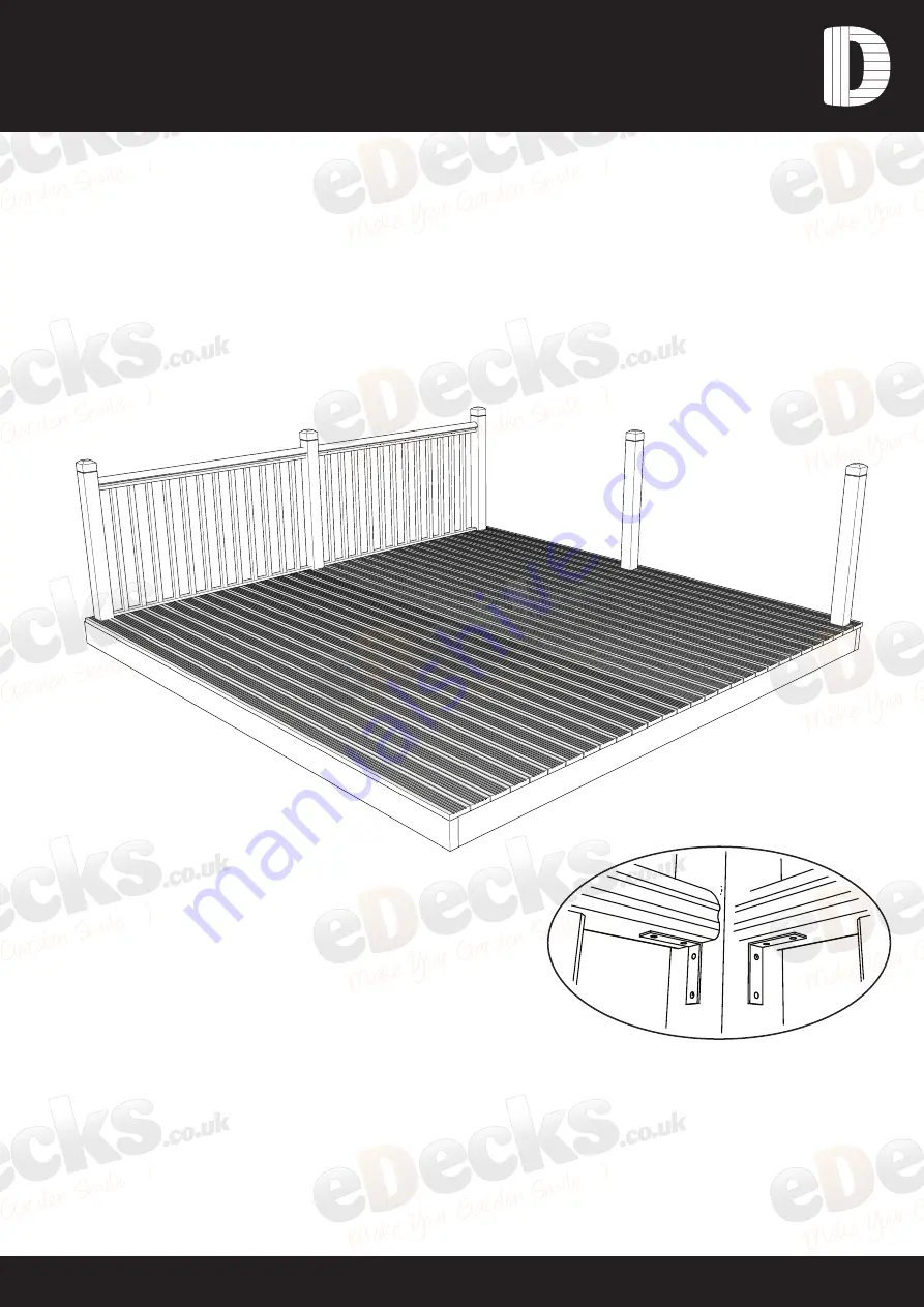 eDecks Hot Tub Decking Kit Manual Download Page 6