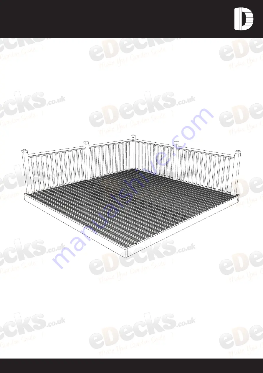 eDecks Hot Tub Decking Kit Manual Download Page 7