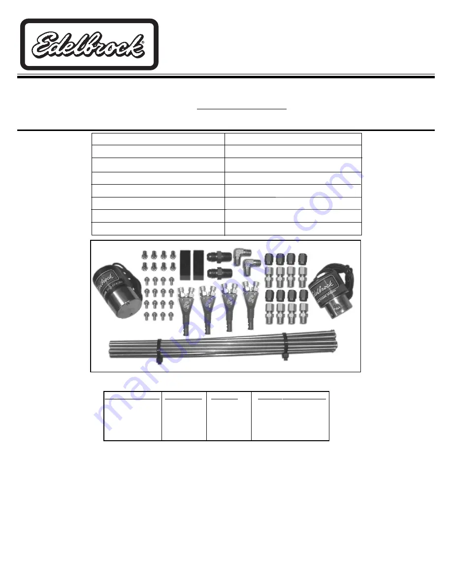 Edelbrock 71836 Скачать руководство пользователя страница 1