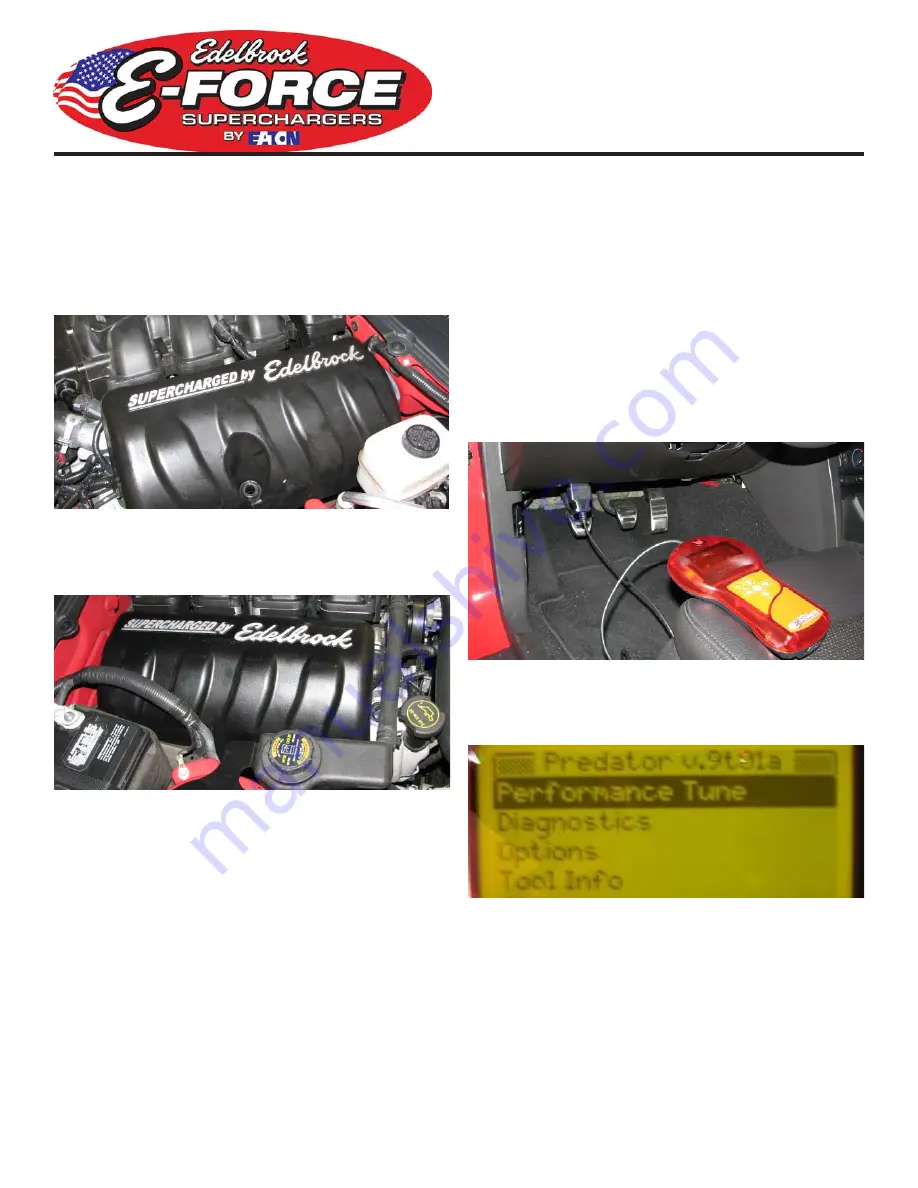 Edelbrock E-Force 1580 Installation Instructions Manual Download Page 28