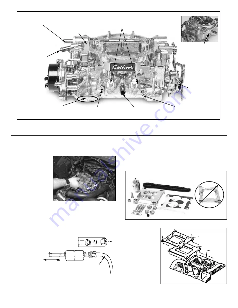 Edelbrock Performer 1403 Скачать руководство пользователя страница 2