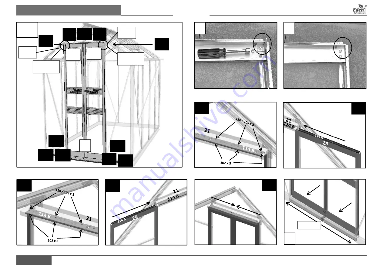 Eden Halls Greenhouses Birdlip Скачать руководство пользователя страница 27