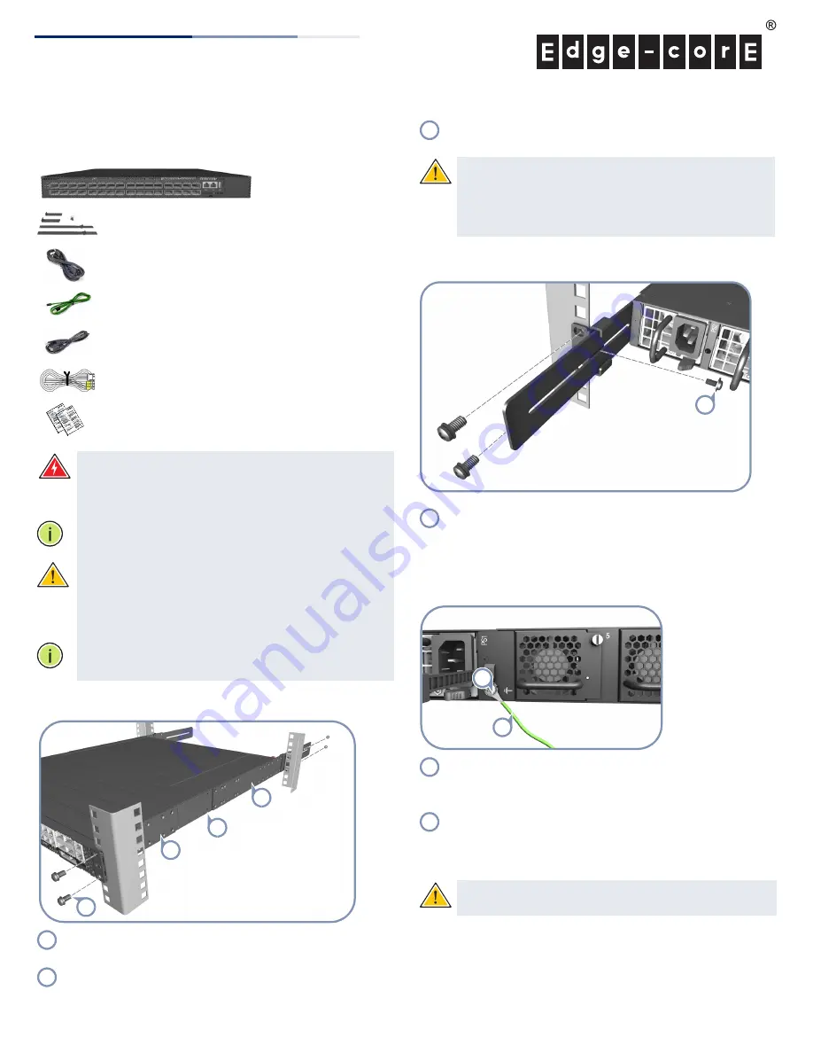 Edge-Core AS6712-32X Quick Start Manual Download Page 7