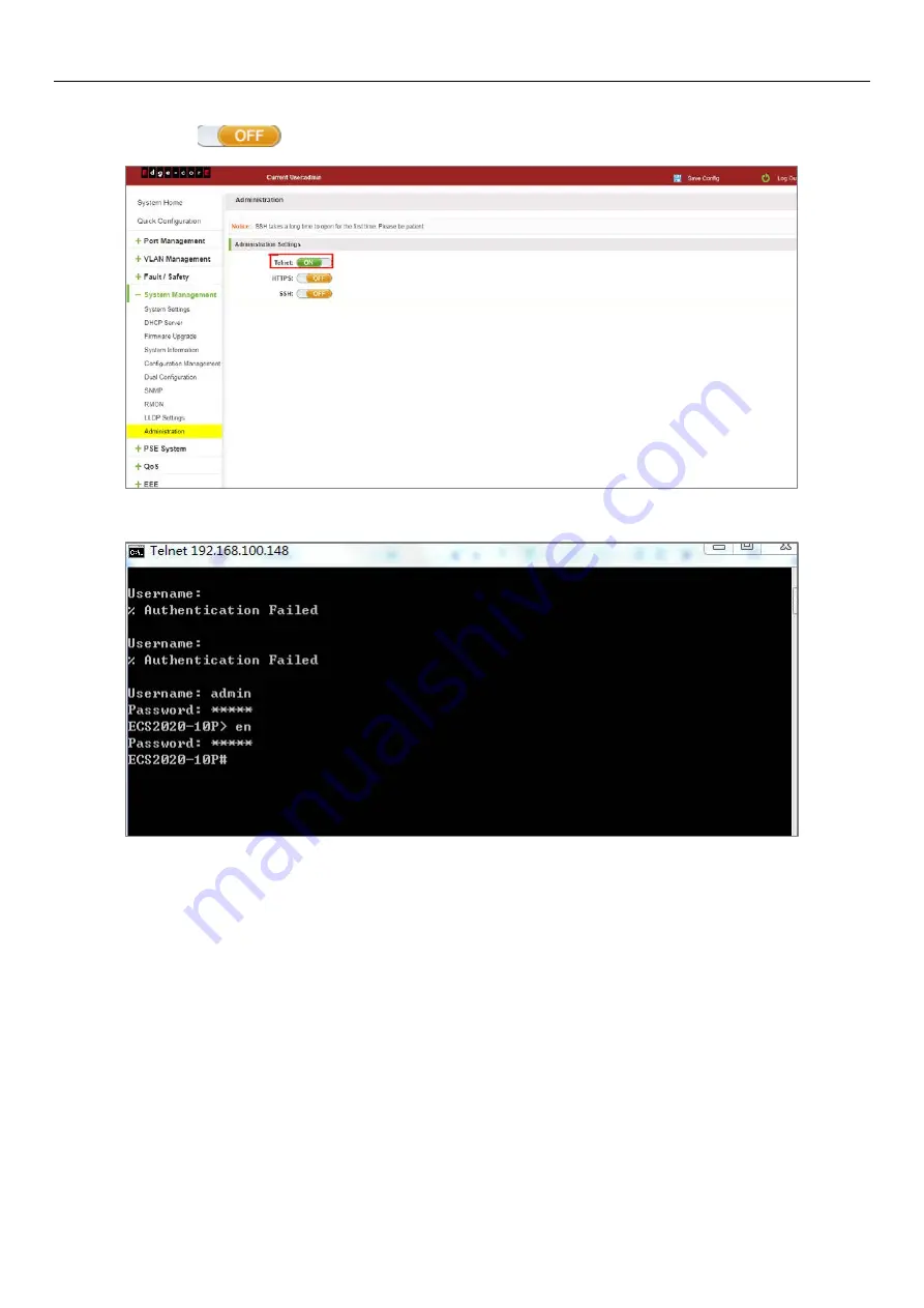 Edge-Core ECS2020 Series Web Management Manual Download Page 96