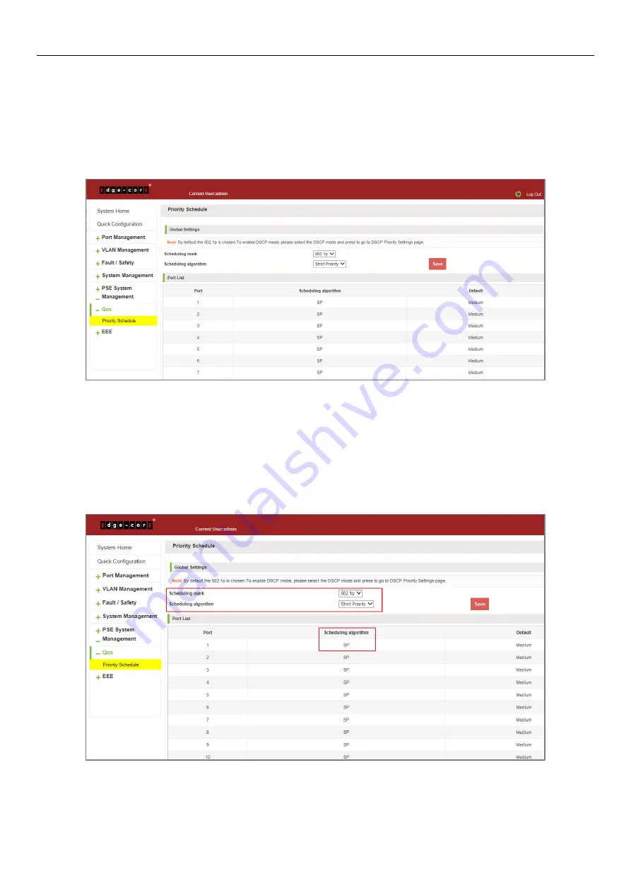 Edge-Core ECS2020 Series Web Management Manual Download Page 107