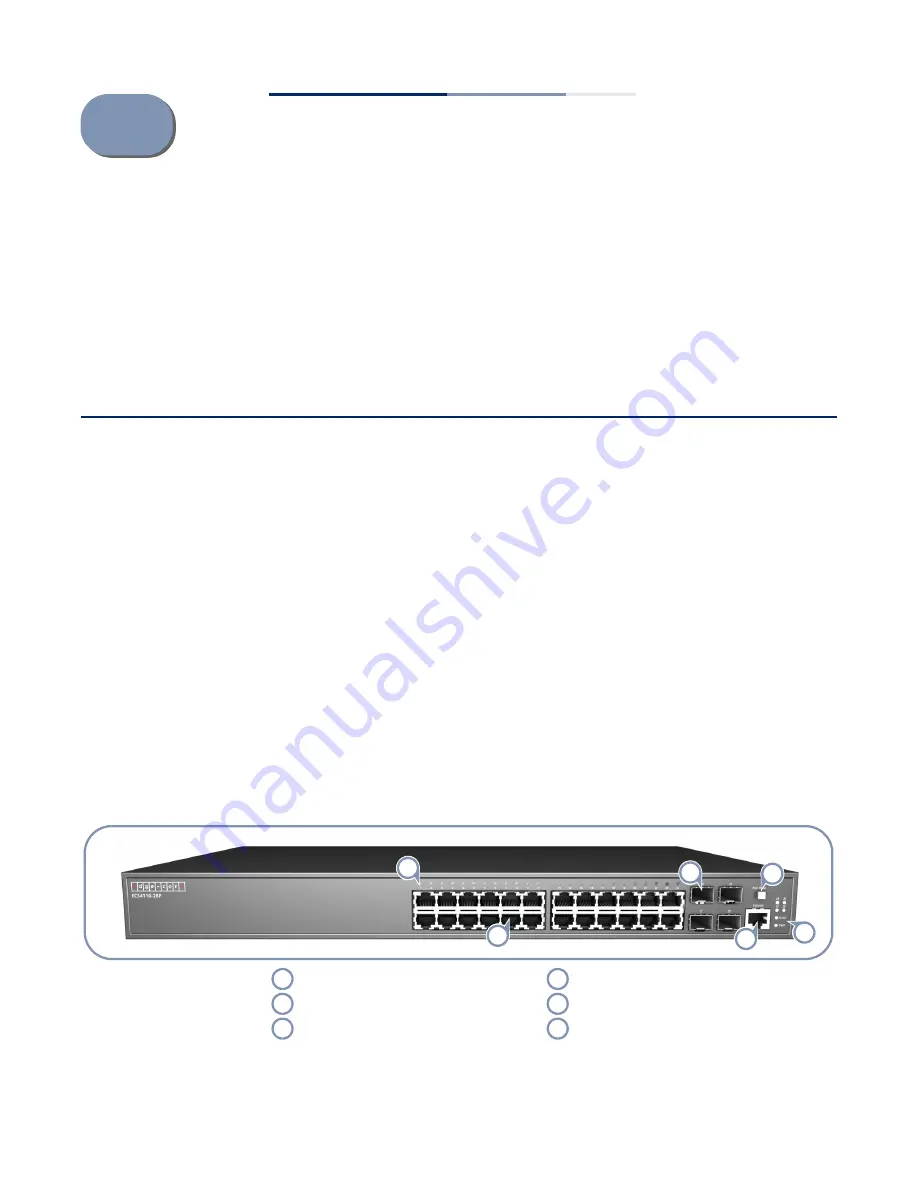 Edge-Core ECS4110-28P Скачать руководство пользователя страница 9