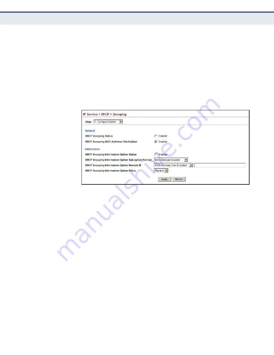 Edge-Core ECS4110-28T Management Manual Download Page 416