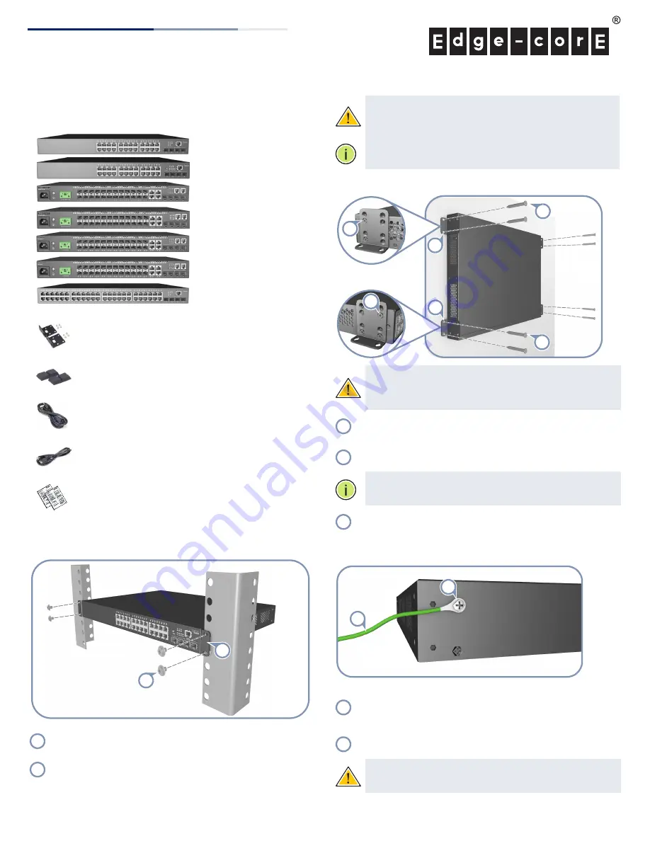 Edge-Core ECS4120 Series Quick Start Manual Download Page 4