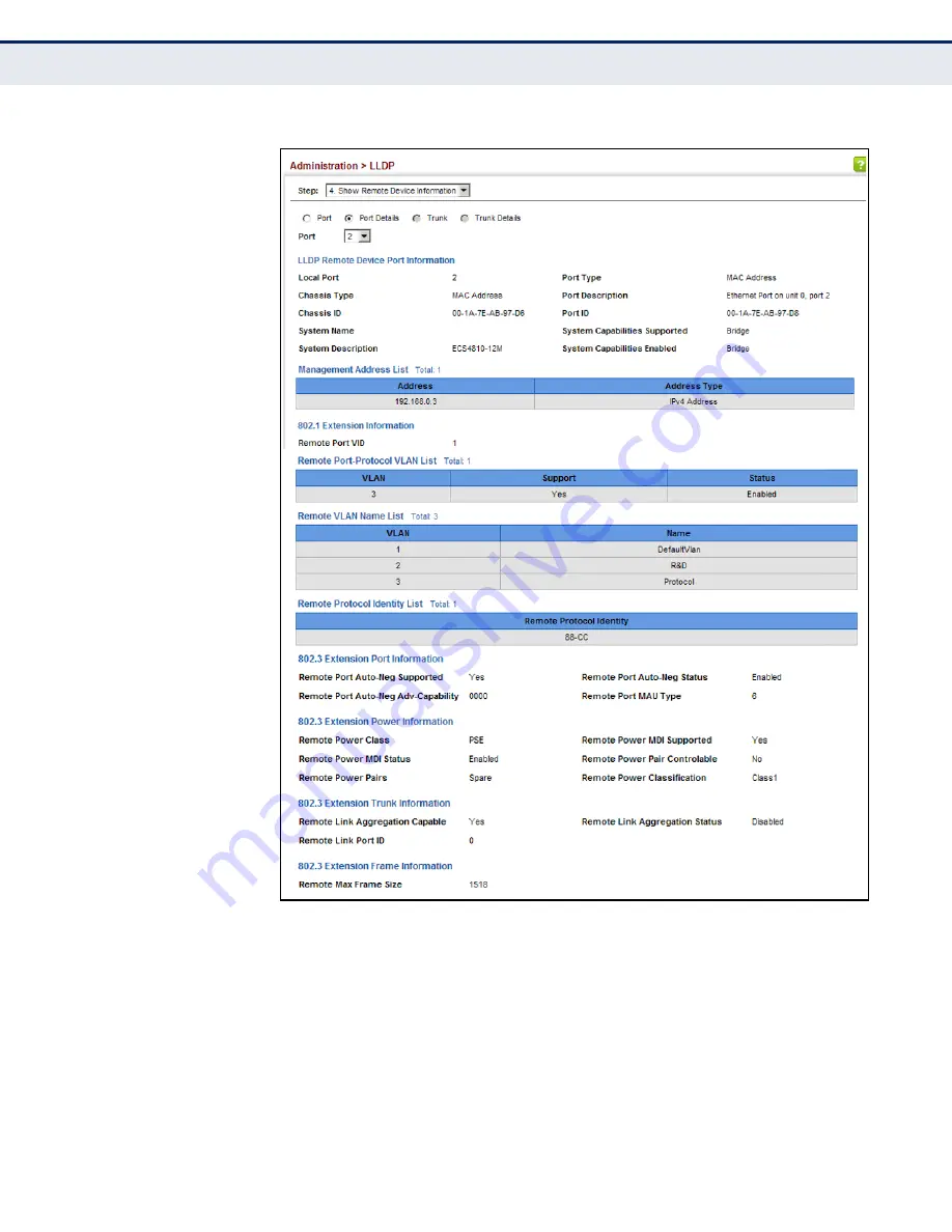 Edge-Core ECS4810-12M Layer 2 Management Manual Download Page 398