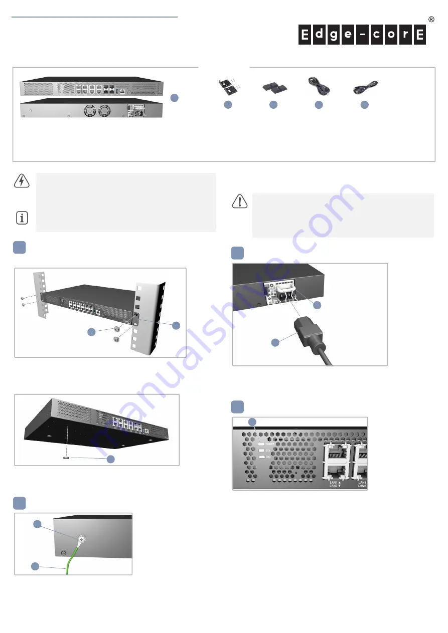 Edge-Core SAF51015I Quick Start Manual Download Page 3