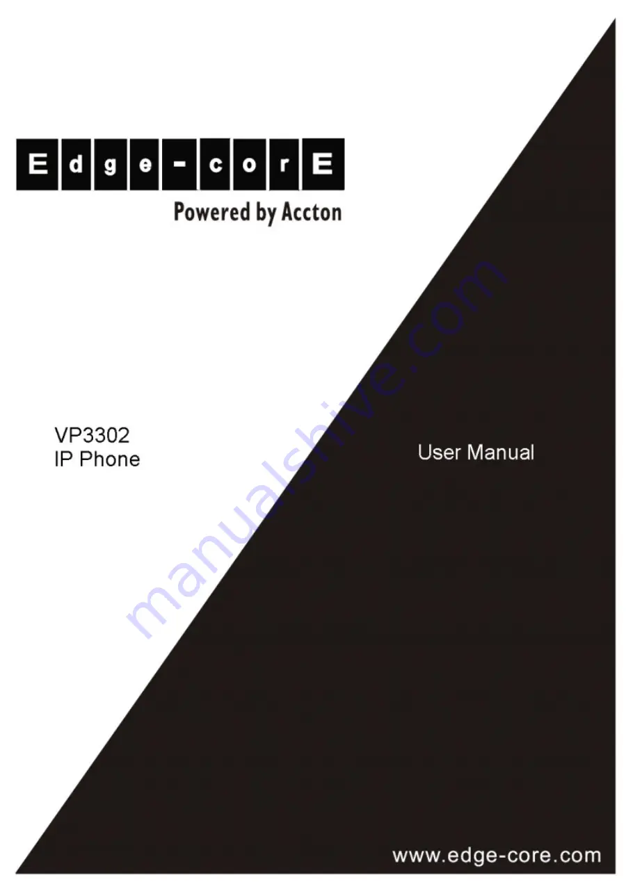 Edge-Core VP3302 User Manual Download Page 1