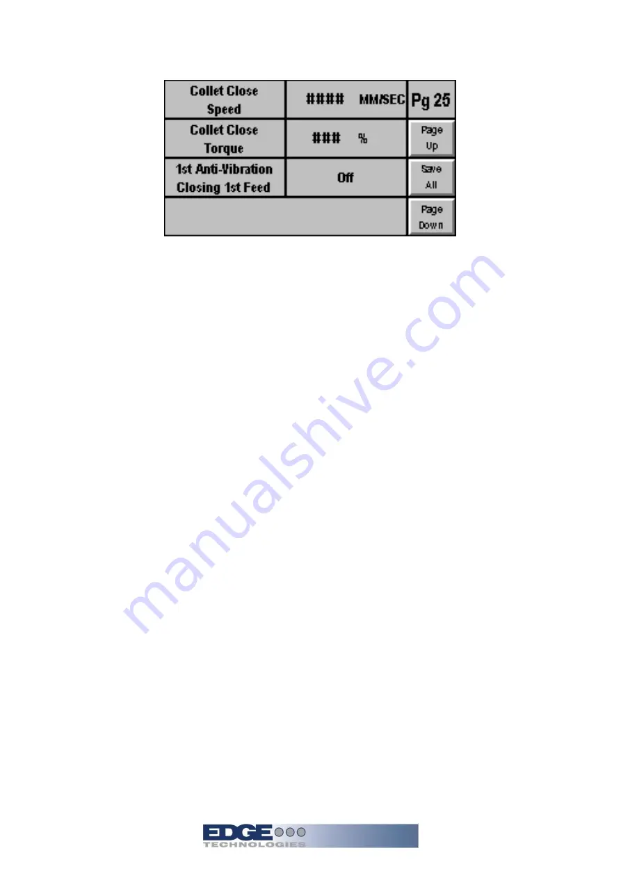 Edge Technologies Patriot 338 Operation Manual Download Page 147