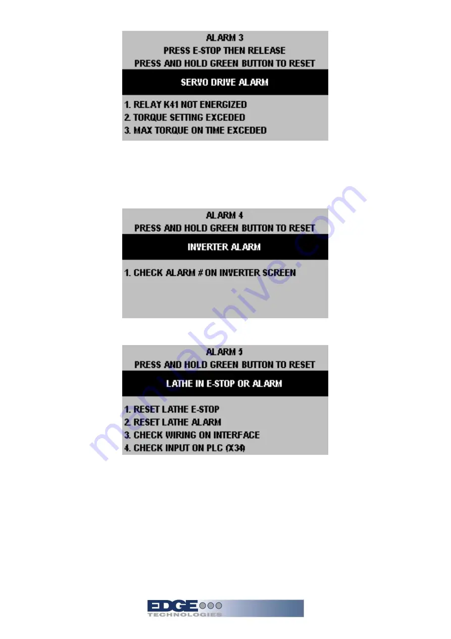 Edge Technologies Patriot 338 Operation Manual Download Page 153