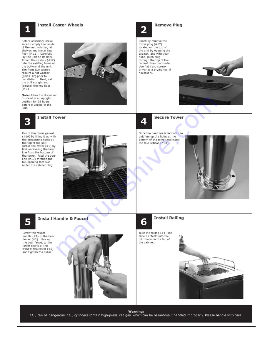 EdgeStar BR3002BL Owner'S Manual Download Page 20