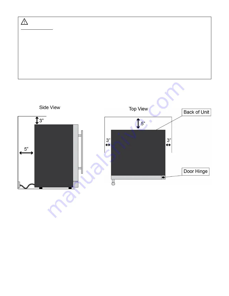 EdgeStar BWC71SS Owner'S Manual Download Page 9