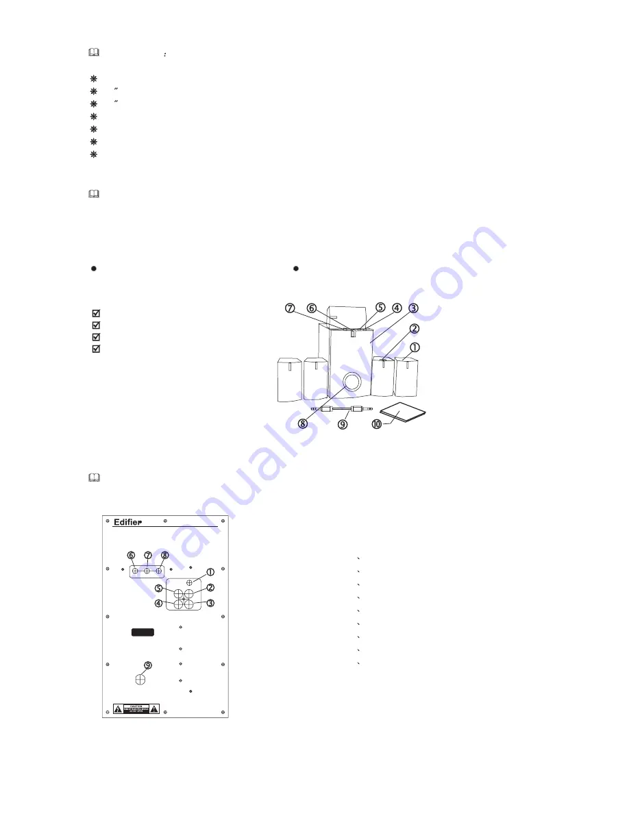 EDIFIER Edifier R351 User Manual Download Page 3