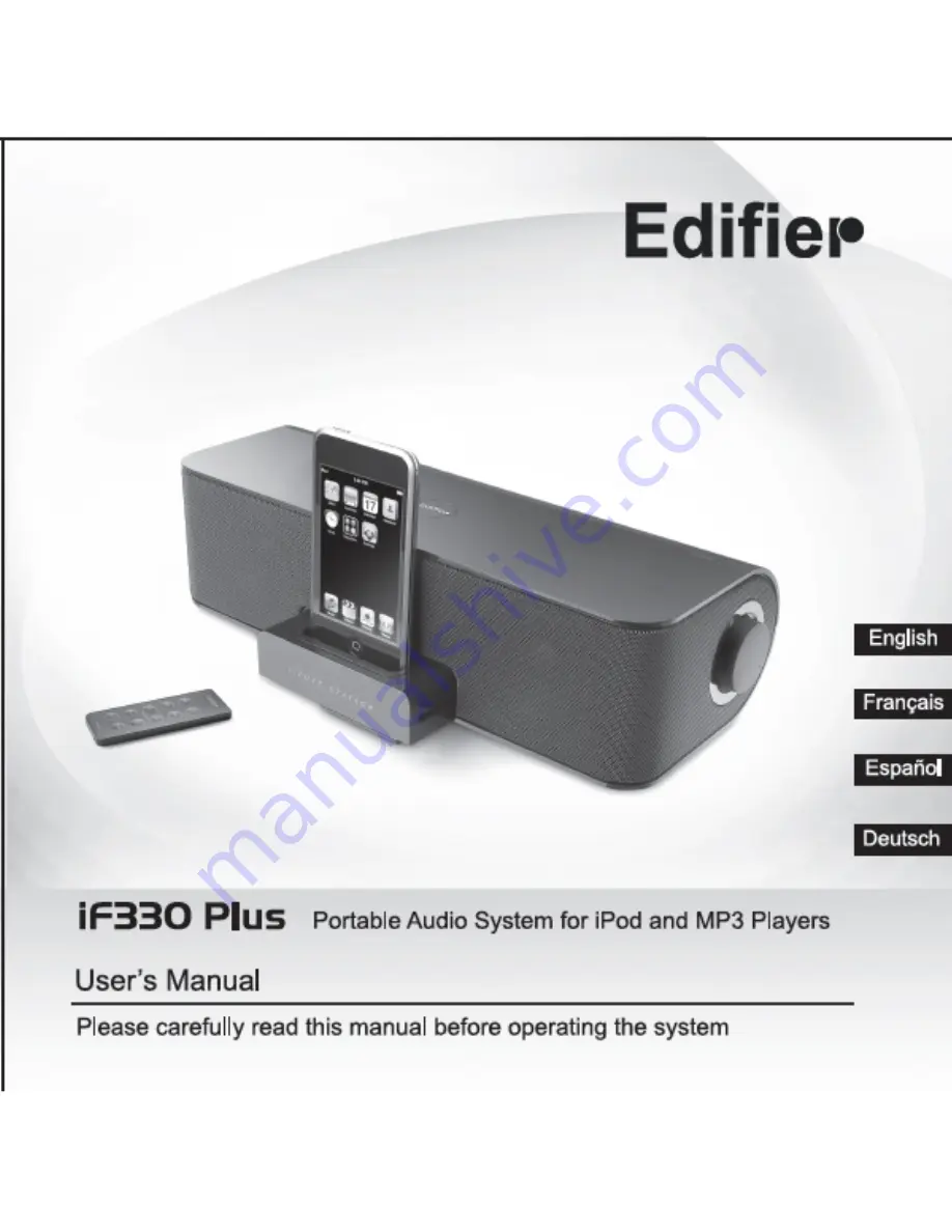 EDIFIER IF330 PLUS Manual Download Page 1