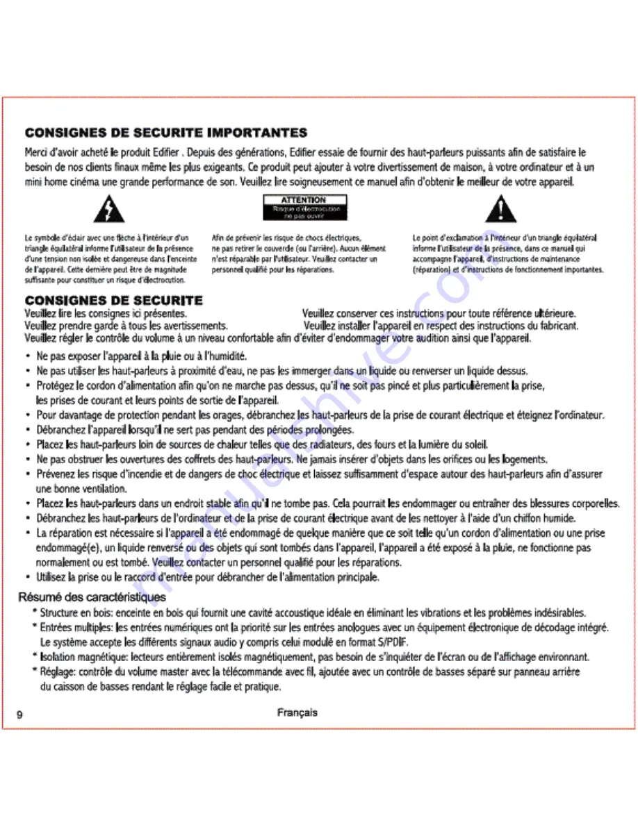 EDIFIER S330D User Manual Download Page 10