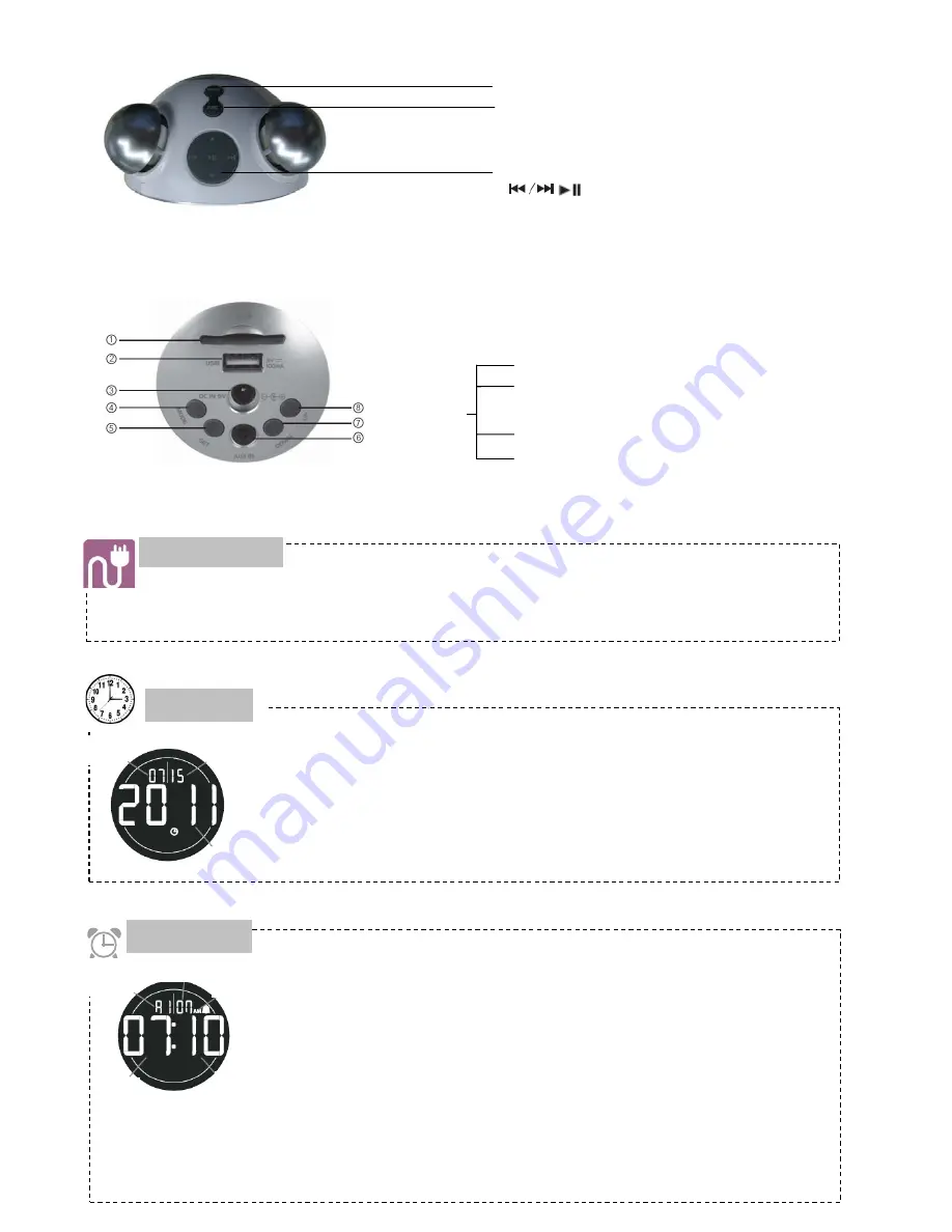 EDIFIER TickTock MF240 User Manual Download Page 3