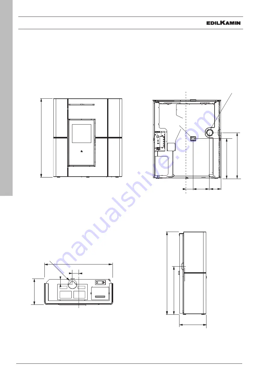 EdilKamin BLADE2 H 18 UP Installation, Use And Maintenance Manual Download Page 6