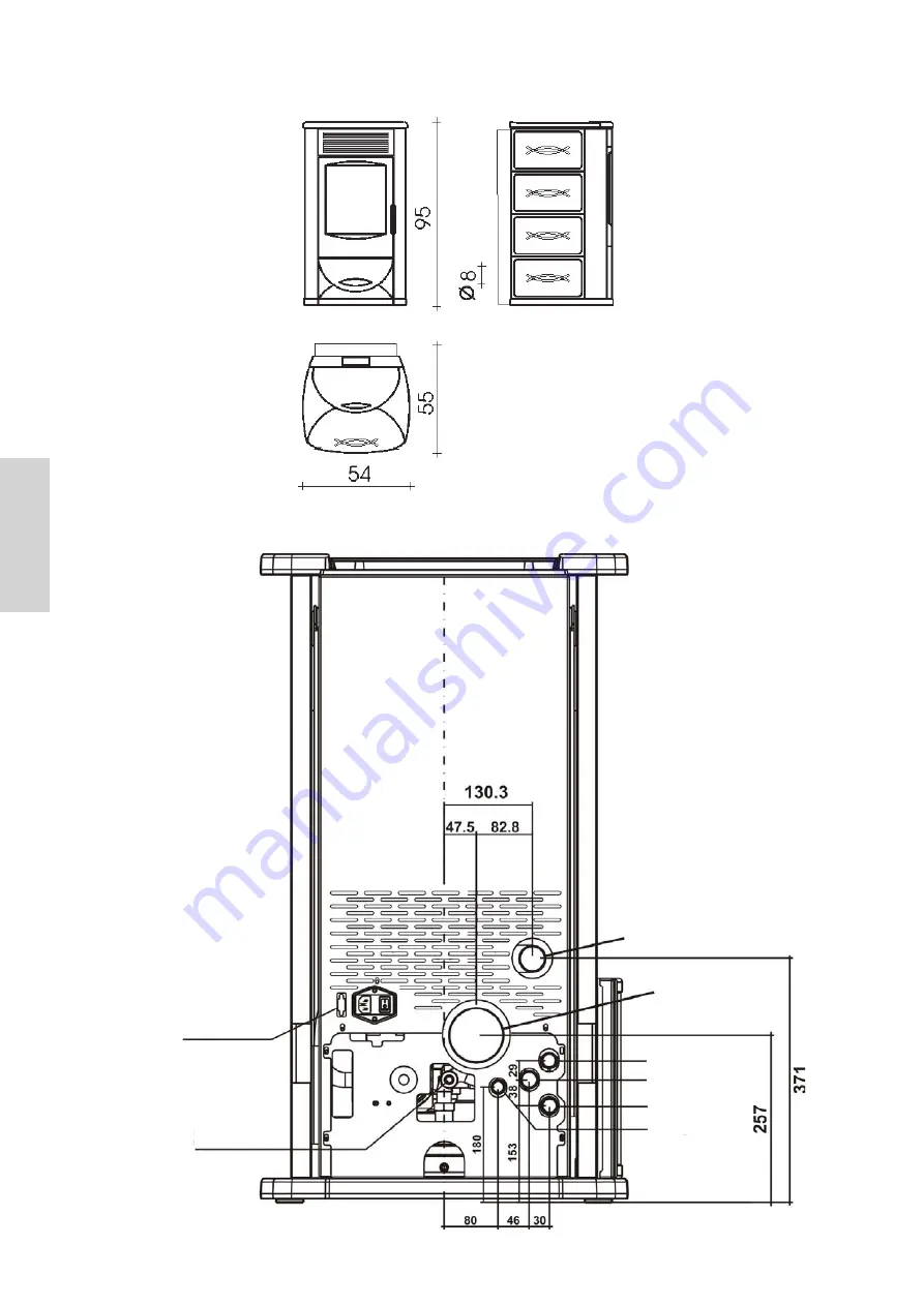 EdilKamin Idrotech Installation, Use And Maintenance Manual Download Page 58