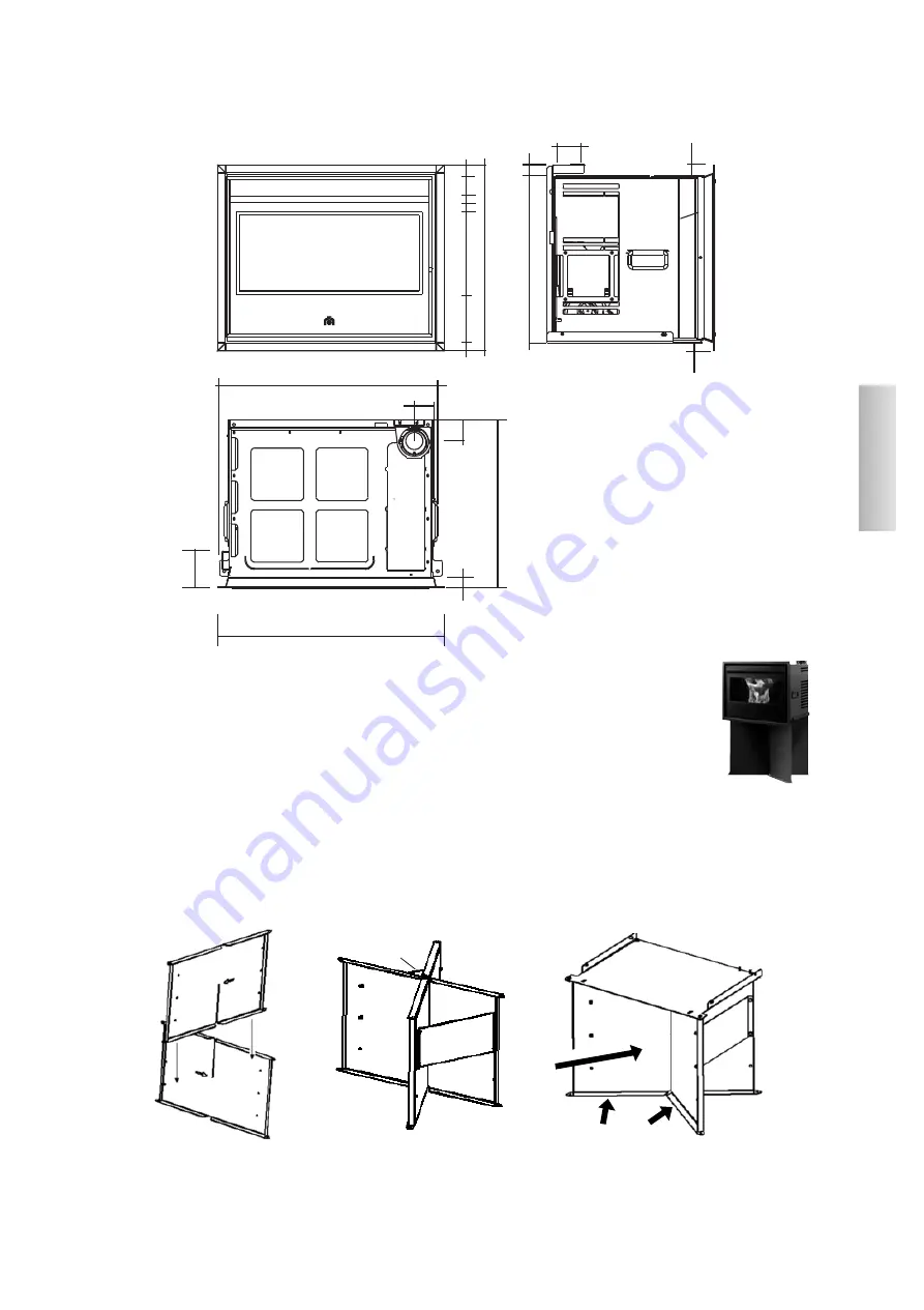 EdilKamin PELLINSERT 54 Installation, Use And Maintenance Manual Download Page 53