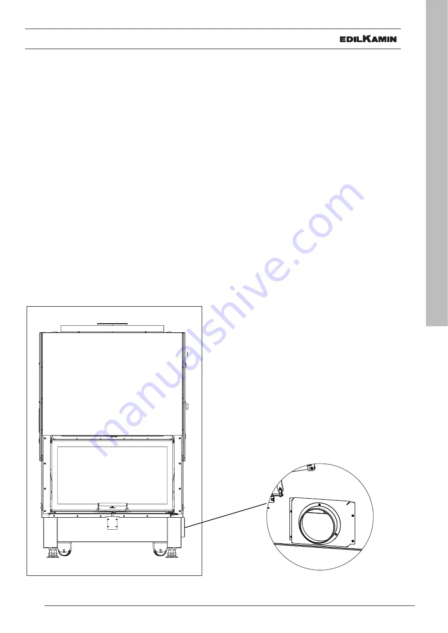 EdilKamin WIDRO 85 Instructions For Installation, Use And Maintenance Manual Download Page 19