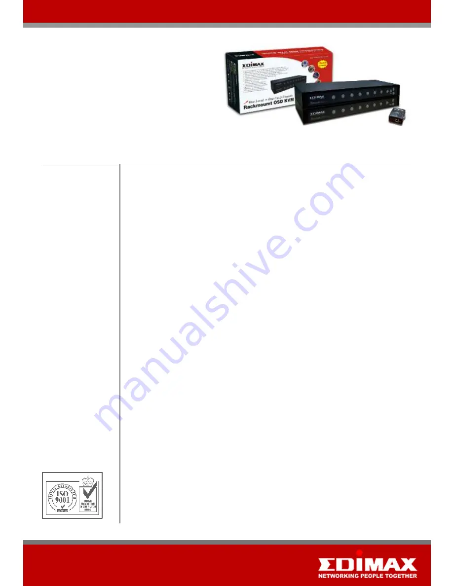 Edimax EK-082C Specifications Download Page 1