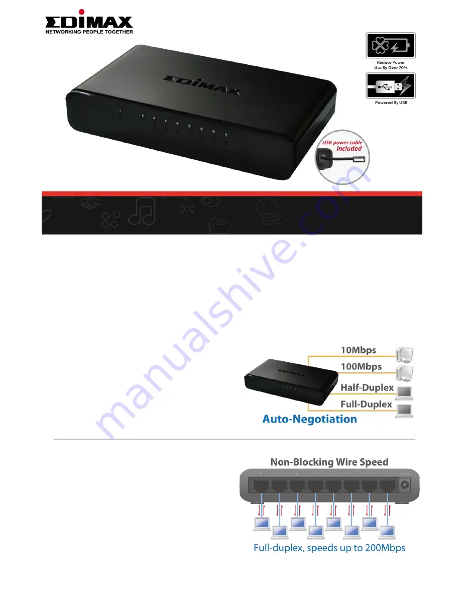 Edimax ES-3308P V2 Datasheet Download Page 1