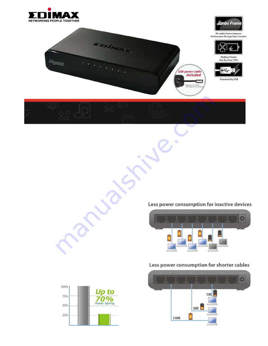 Edimax ES-5800G V3 Features & Specifications Download Page 1