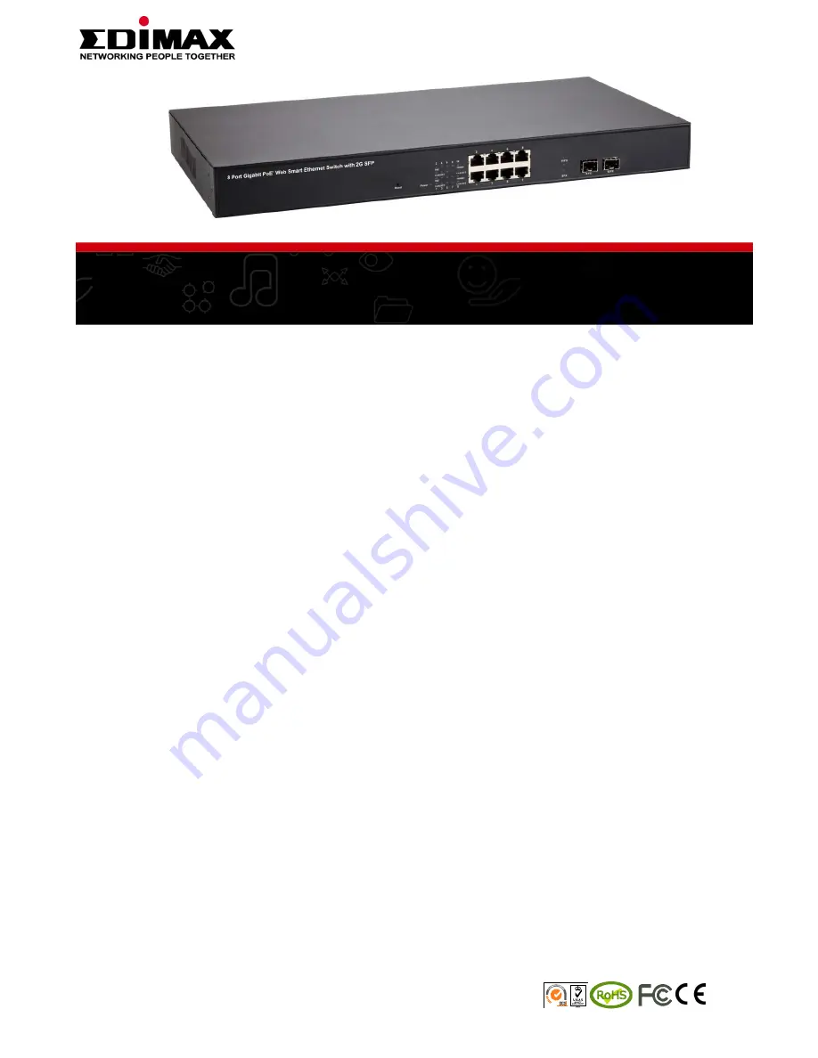 Edimax ES-5808PHG Specifications Download Page 1