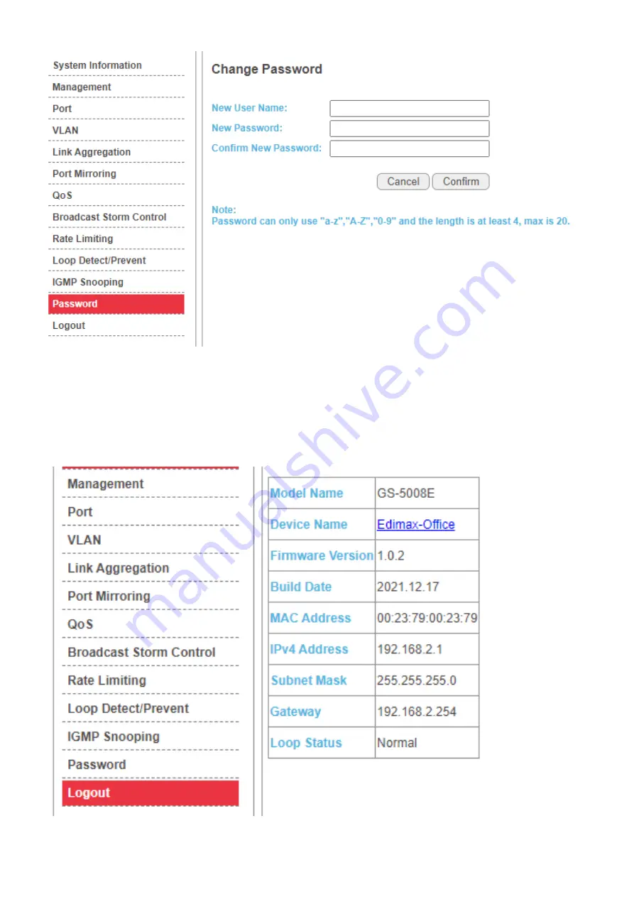 Edimax GS-5008E Manual Download Page 24