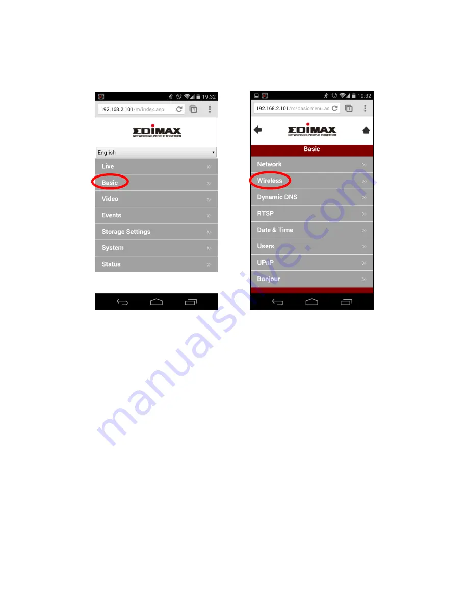 Edimax IC-3140W User Manual Download Page 45