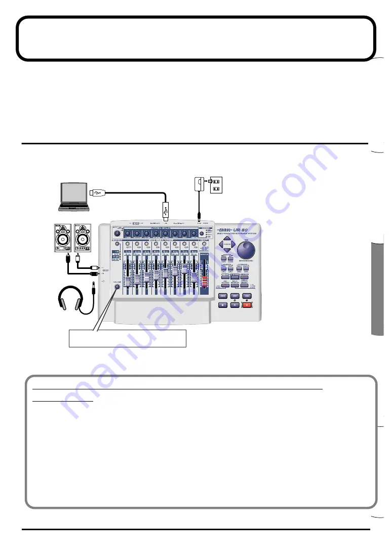 Edirol UR-80 Owner'S Manual Download Page 189