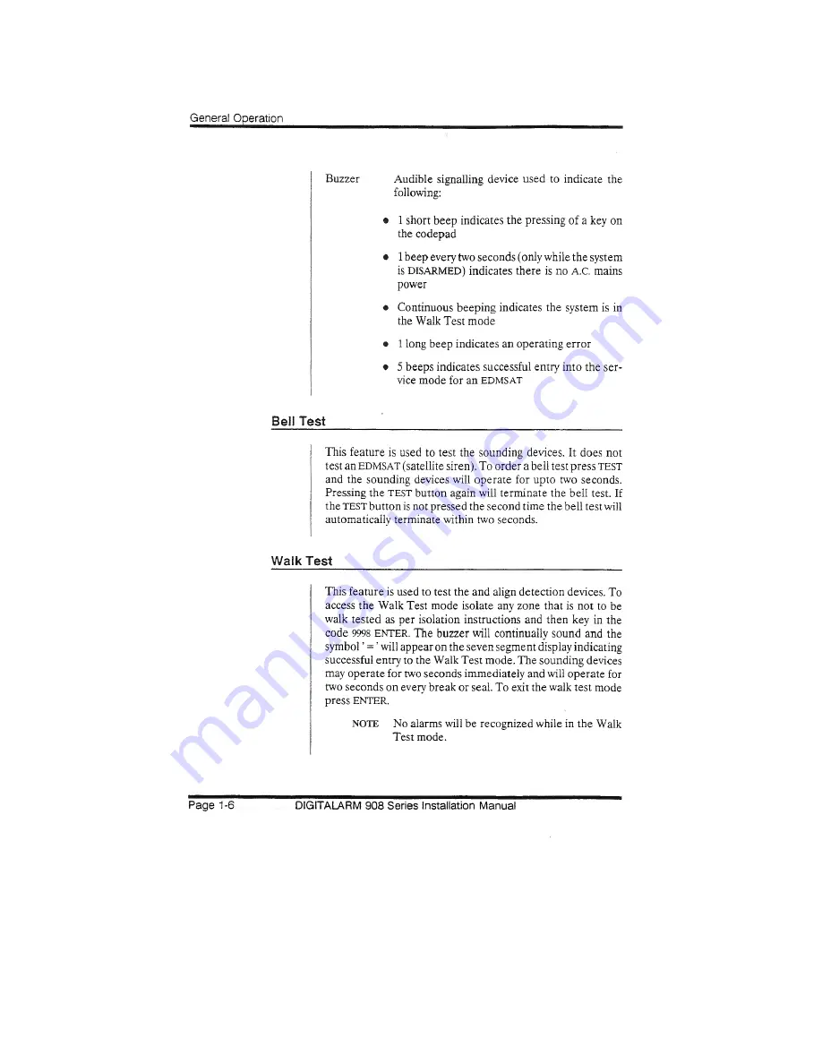 EDM DIGITALARM 908C Installation Manual Download Page 9