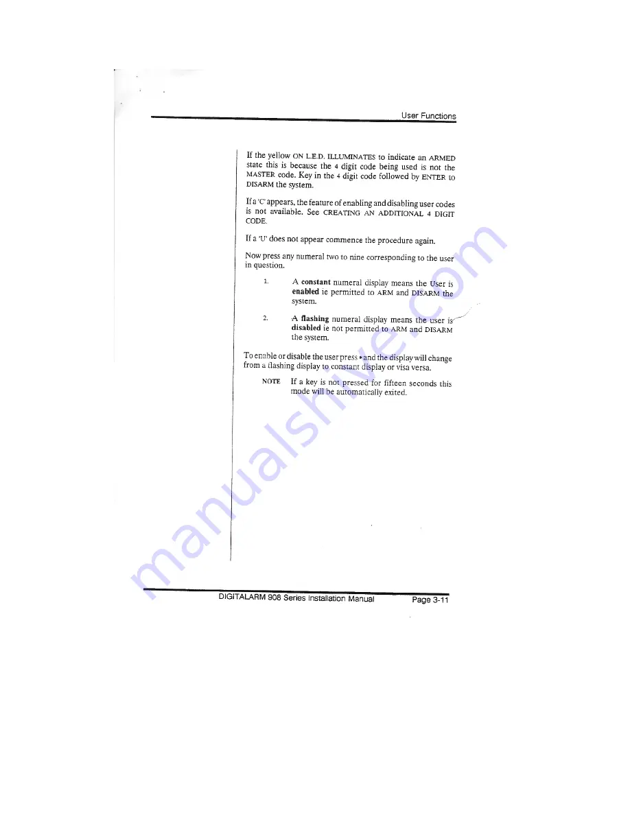 EDM DIGITALARM 908C Installation Manual Download Page 26