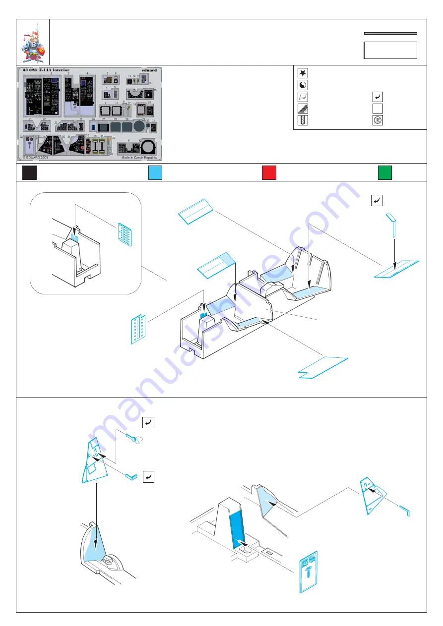 Eduard 33 023 Assembly Instructions Download Page 1