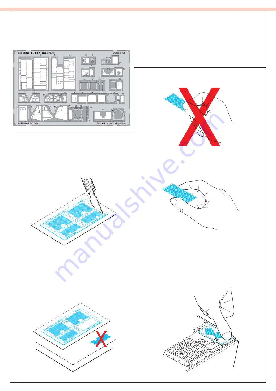 Eduard 33 023 Assembly Instructions Download Page 3