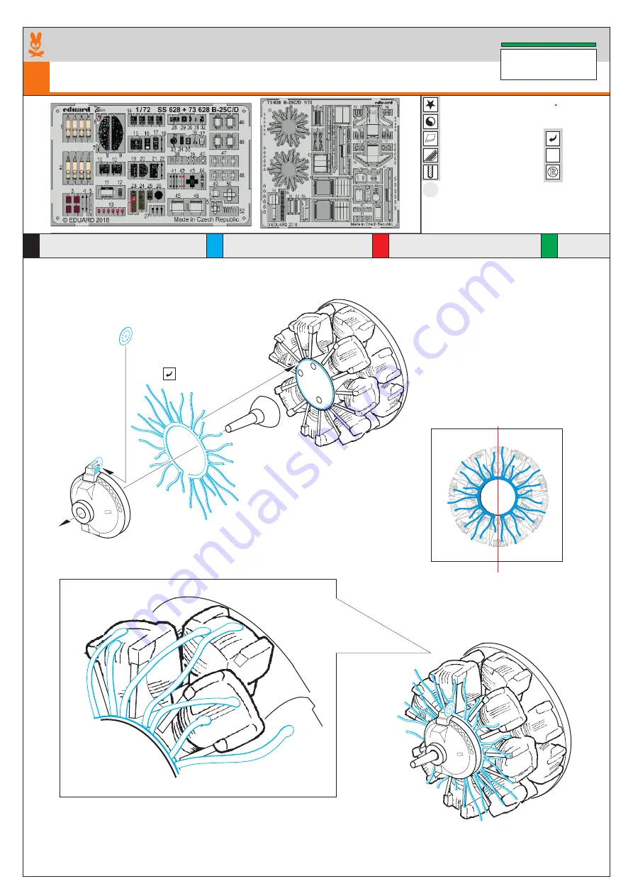 Eduard 73 628 Manual Download Page 1