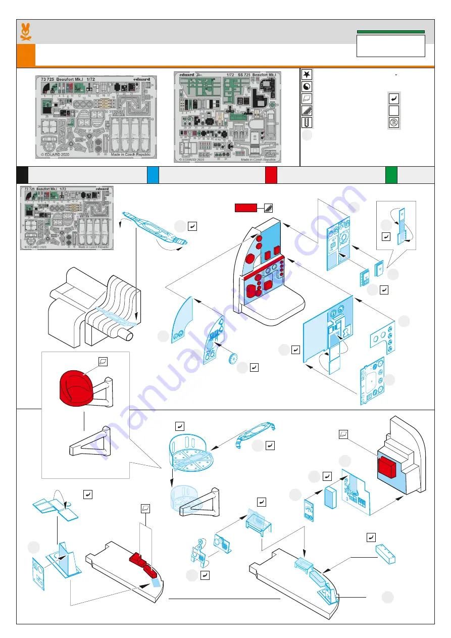 Eduard 73 725 Manual Download Page 1