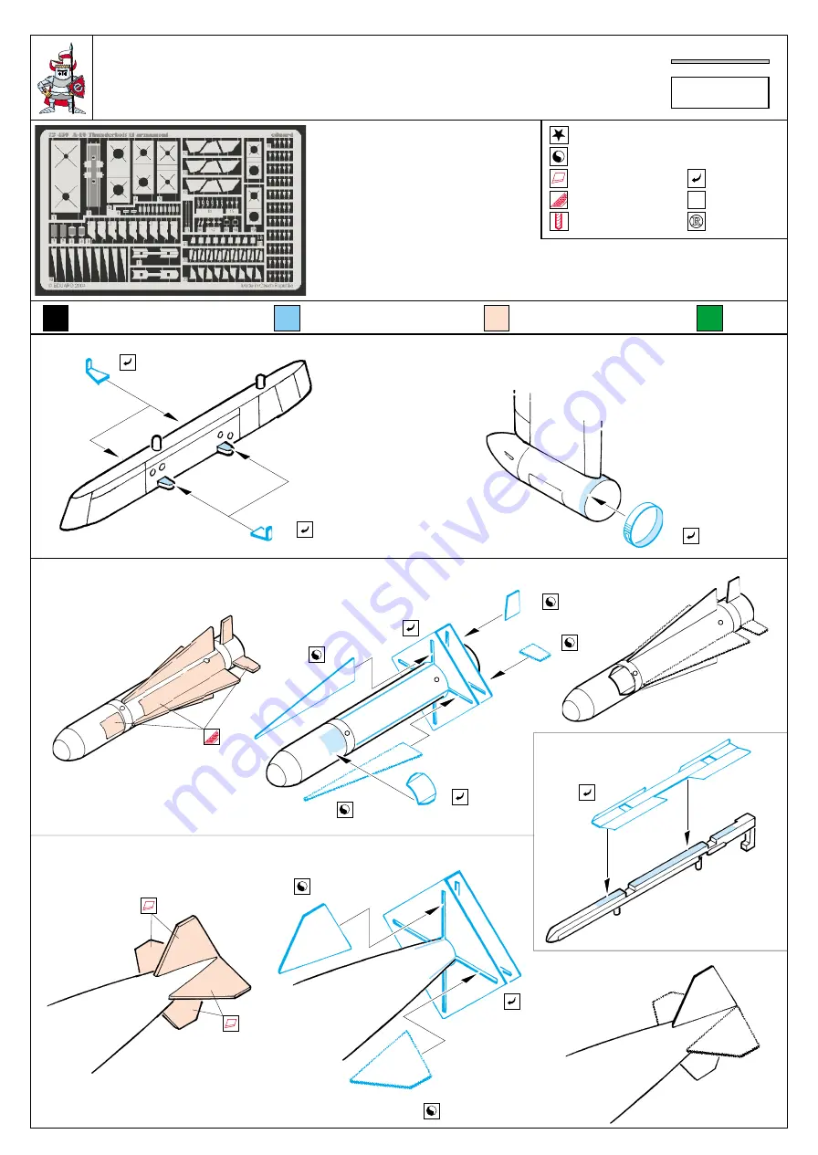 Eduard A-10 Thunderbolt II armament Скачать руководство пользователя страница 1