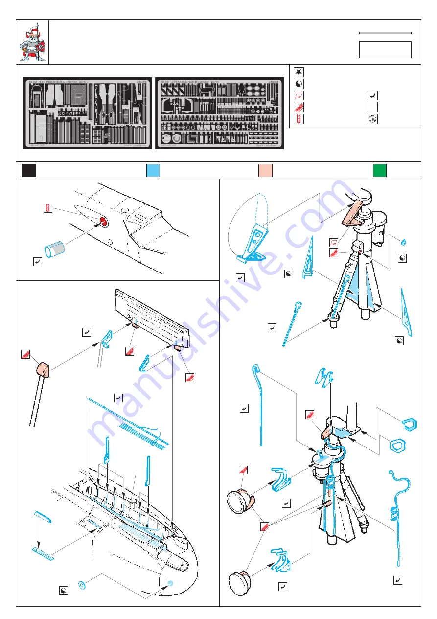 Eduard A-10 Thunderbolt II exterior Quick Start Manual Download Page 1