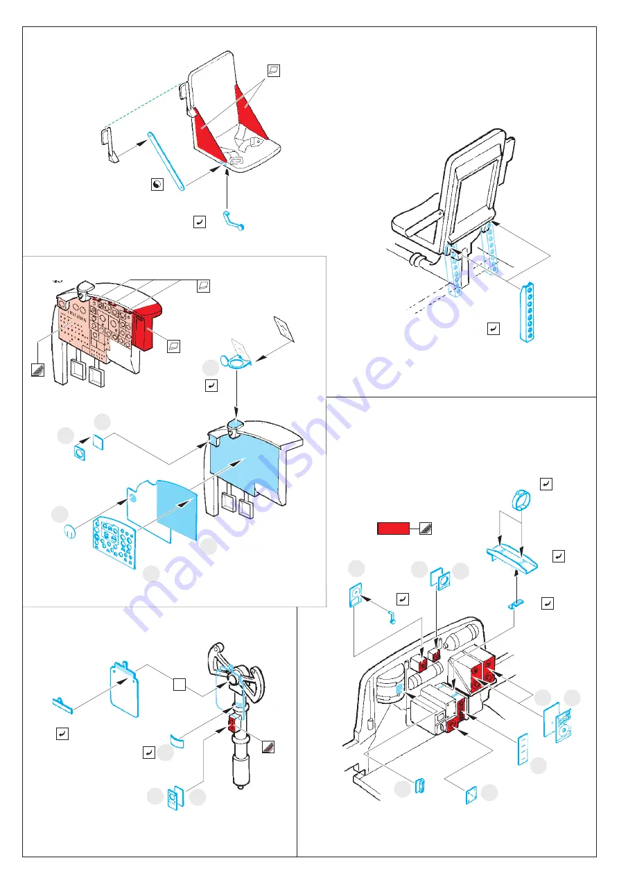 Eduard A-26B interior Manual Download Page 2