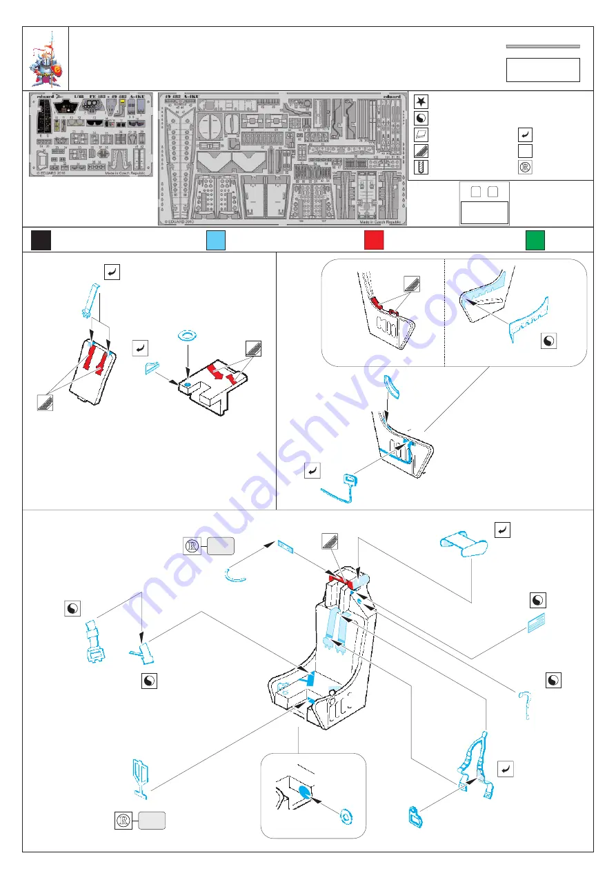 Eduard A-4KU S.A. Manual Download Page 1