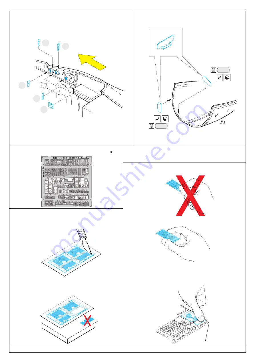 Eduard A-6A interior S.A. Manual Download Page 3