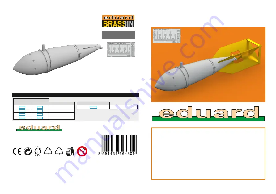 Eduard B5N2 Quick Start Manual Download Page 1