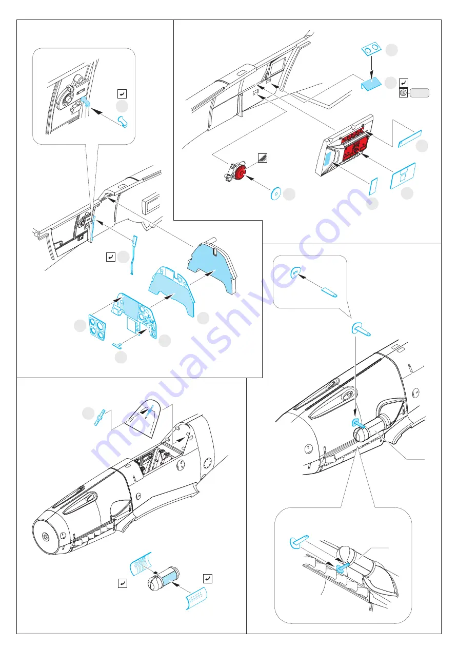 Eduard Bf 109F-2 Weekend Quick Start Manual Download Page 2